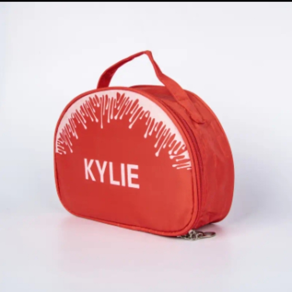 NEW!! KYLIE!!  Red Trendy Spacious Cosmetic Makeup Bag !! Make An Offer Today!! - Picture 12 of 13